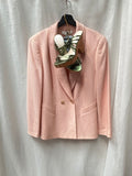 Vintage Escada Textured Pastel Pink Blazer