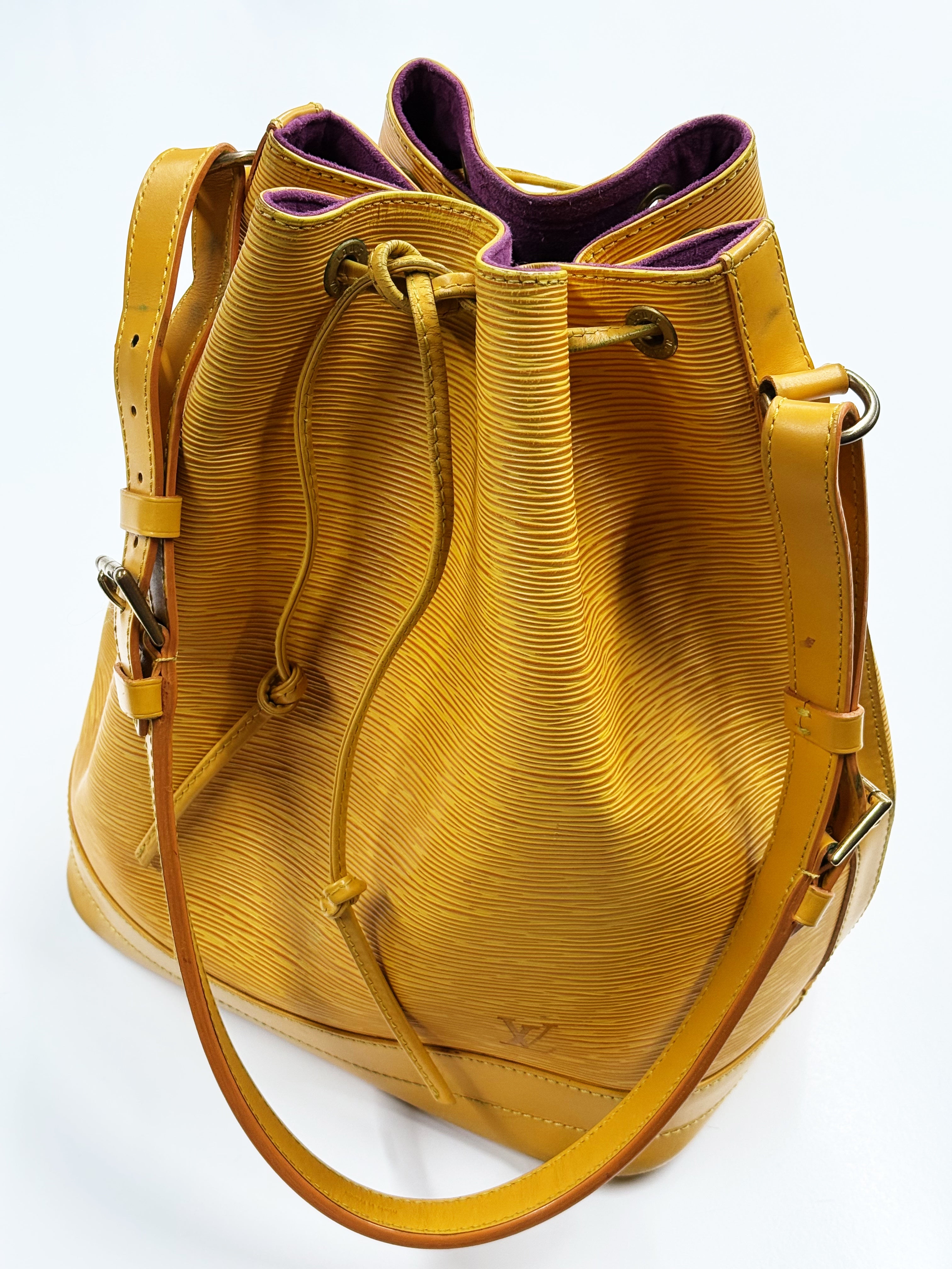 Louis Vuitton Noé Epi Leather Bucket Bag