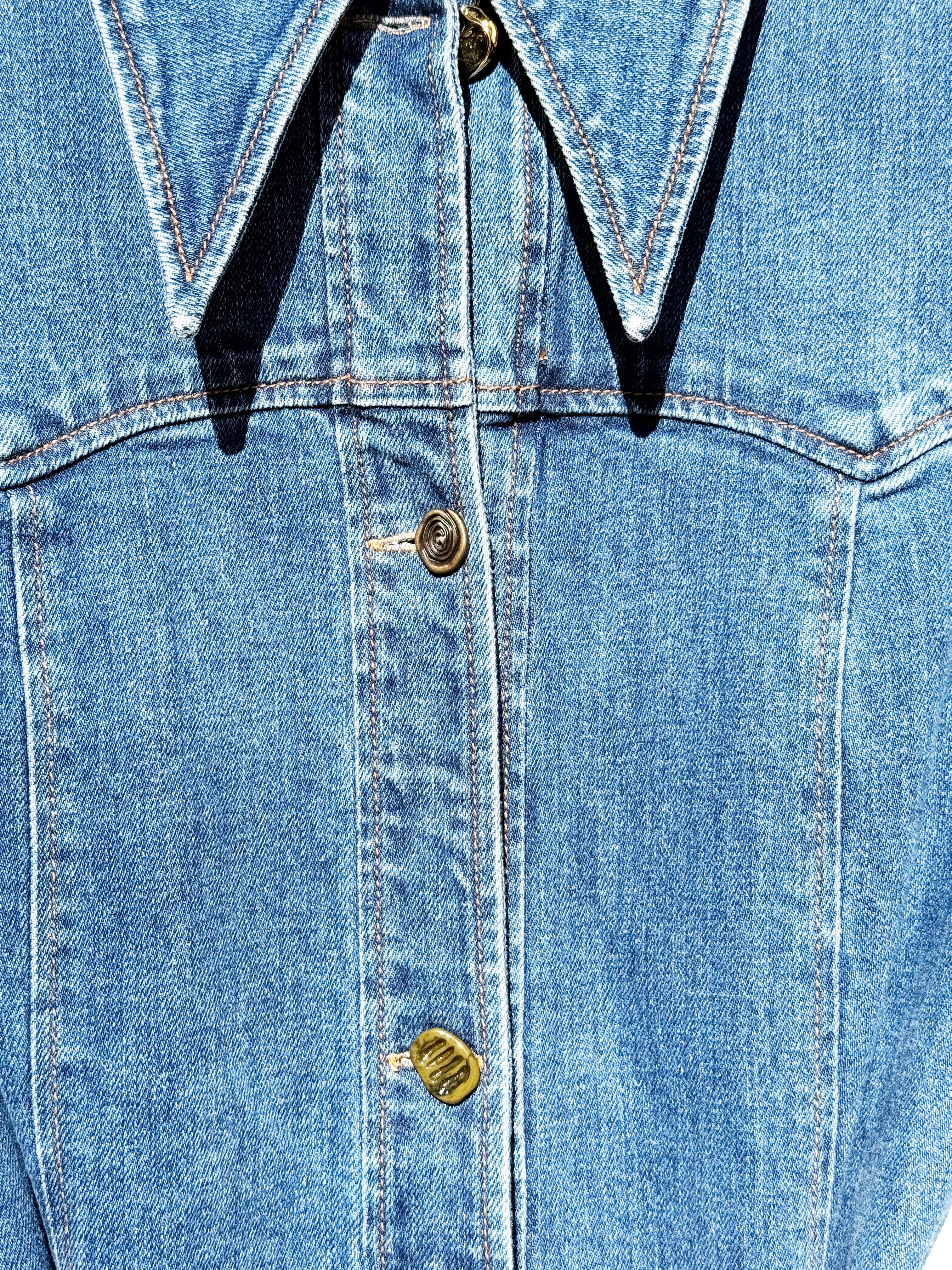 Rejina Pyo Denim Belted Dress