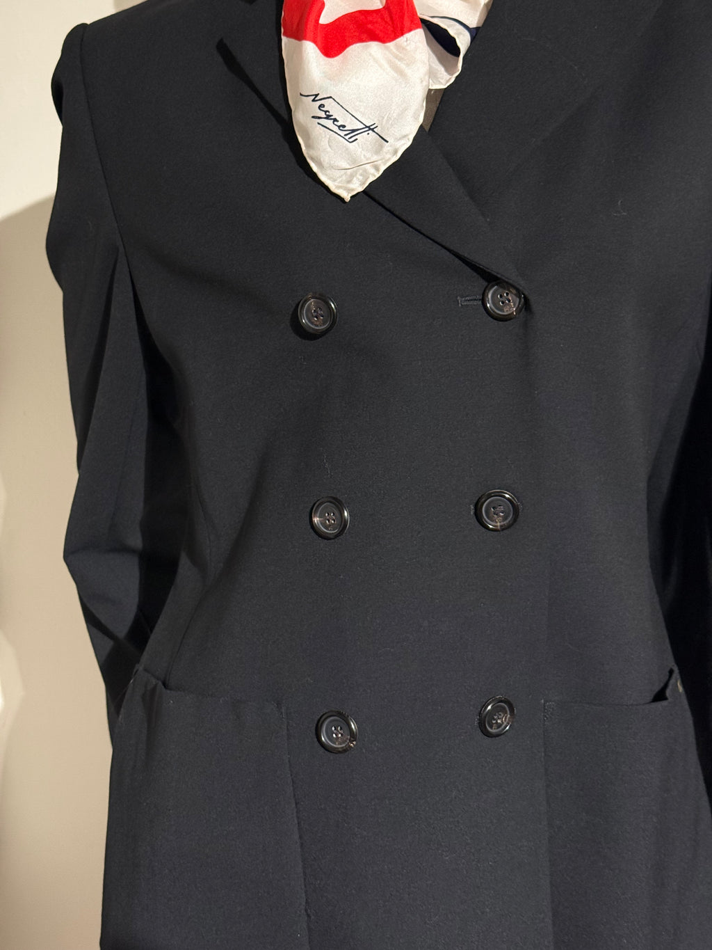 Aigner Double-Breasted Wool Blazer
