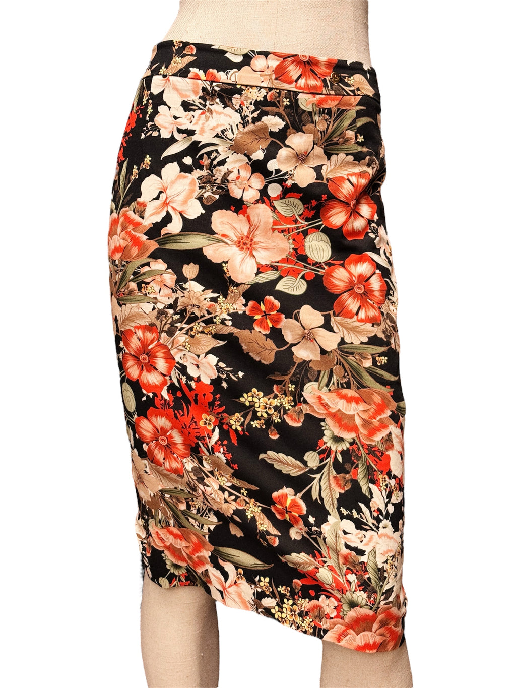 Piel de Toro Floral Pencil Skirt