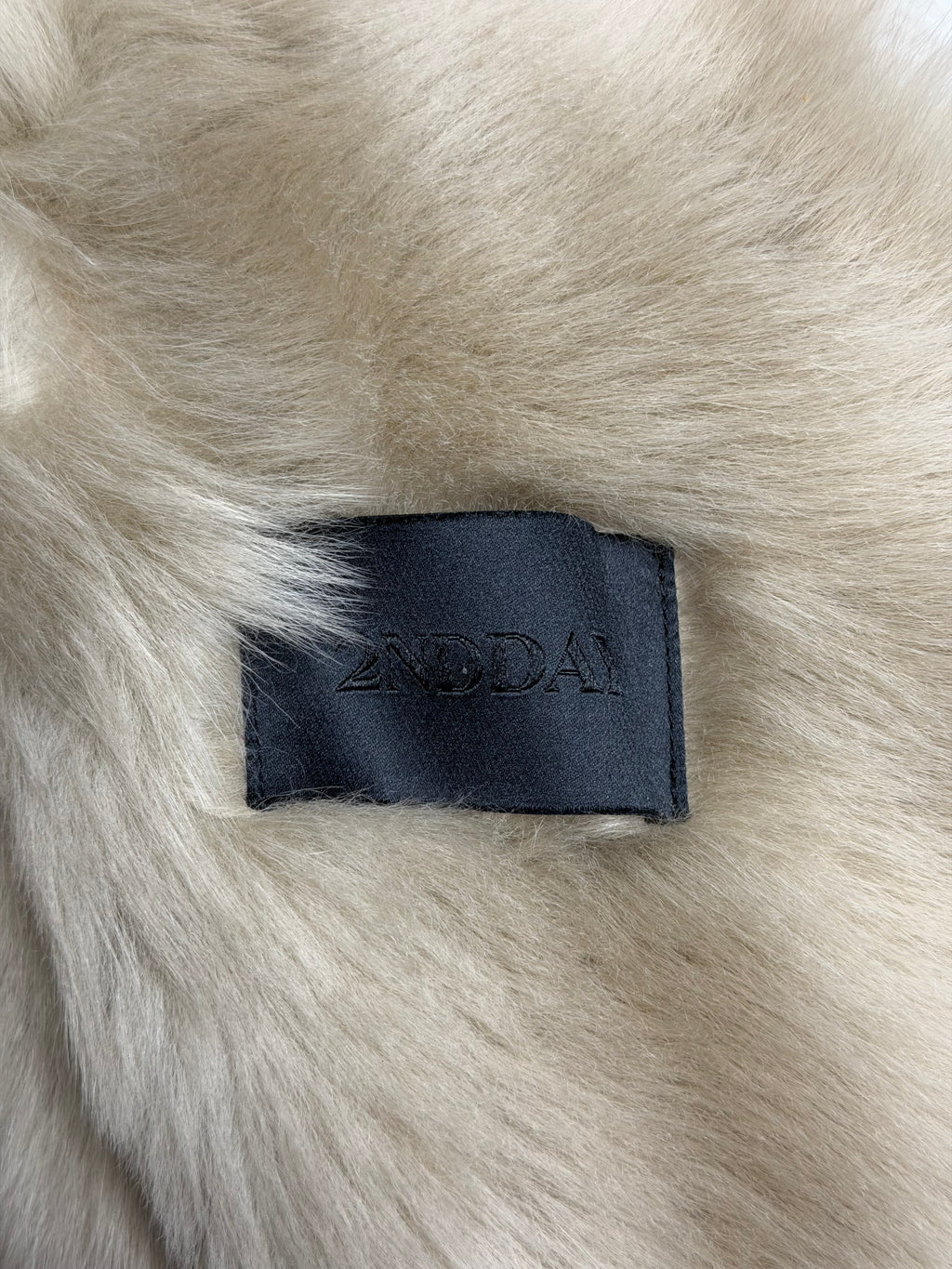 2NDDAY Shearling Coat with Natural Fur Trim