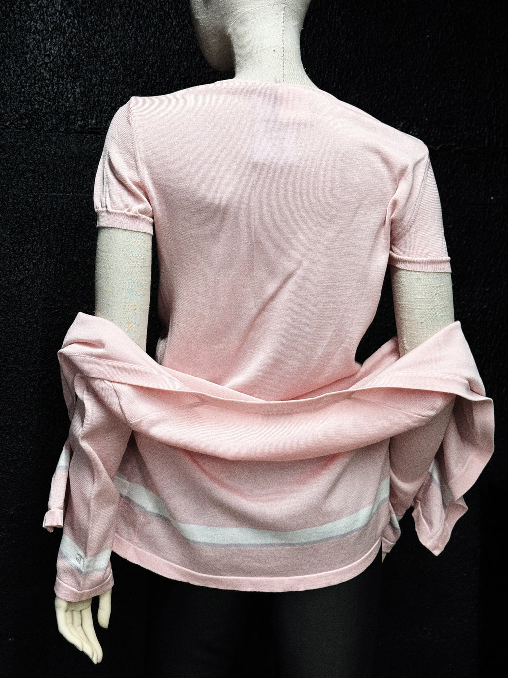 Chanel Pink Cotton Knit Twinset, Spring 2005 Collection