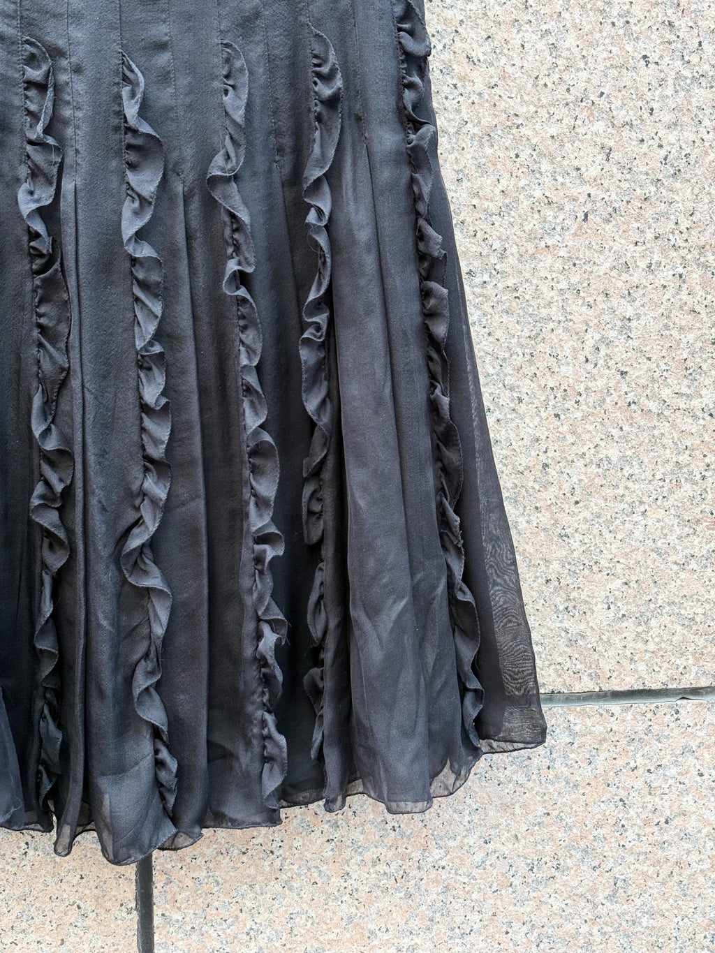 D&G Silk Ruffle Skirt
