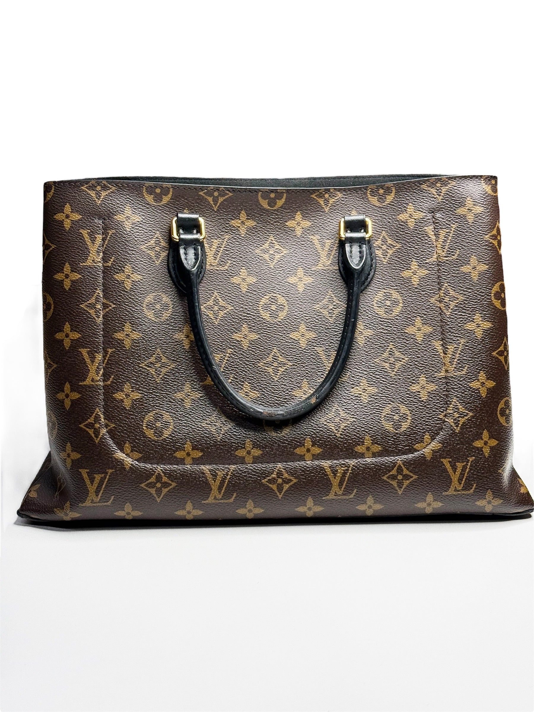 LOUIS VUITTON 
Monogram Flower Tote Black
