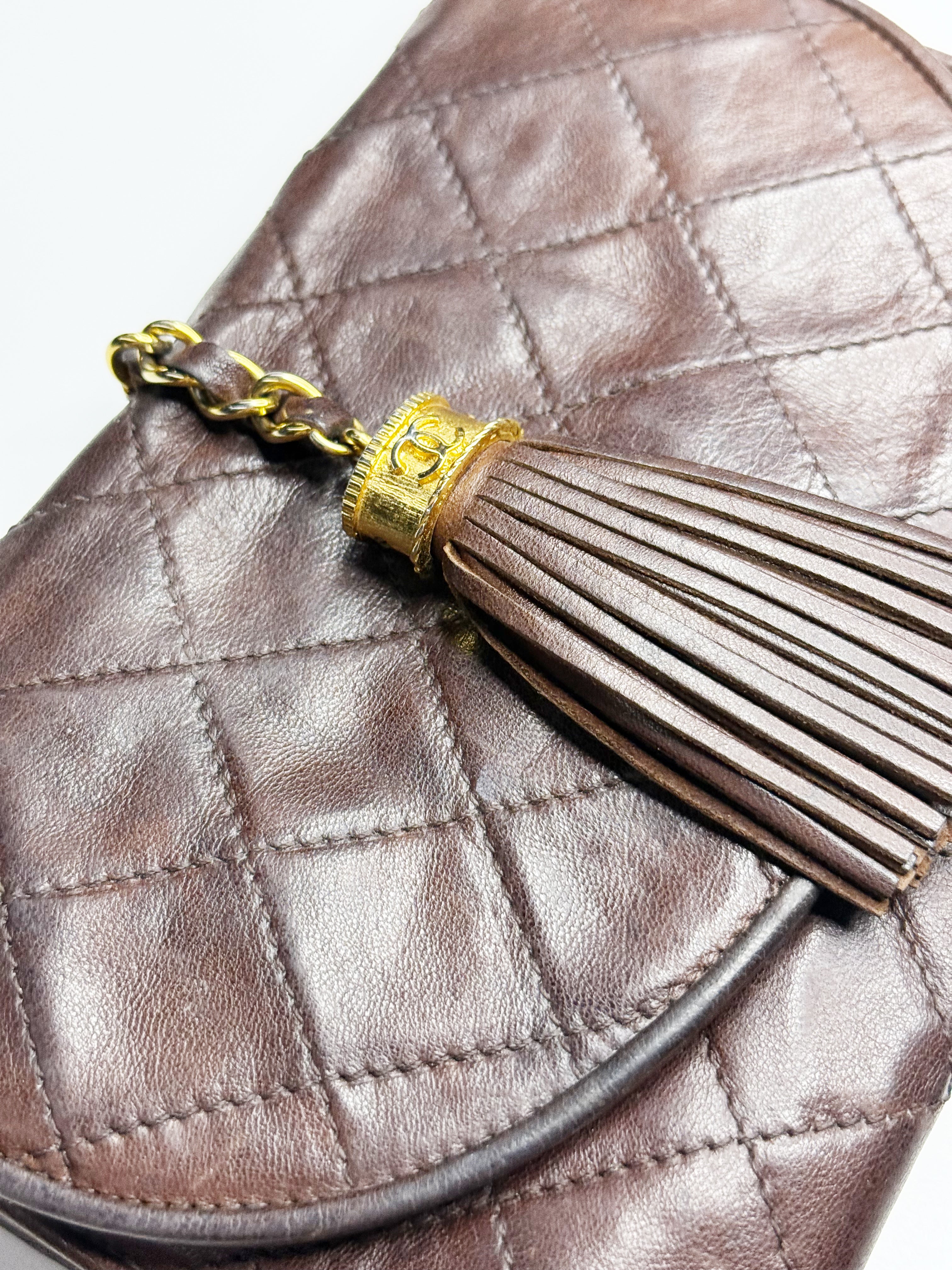 Chanel Vintage Quilted Tassel Bag