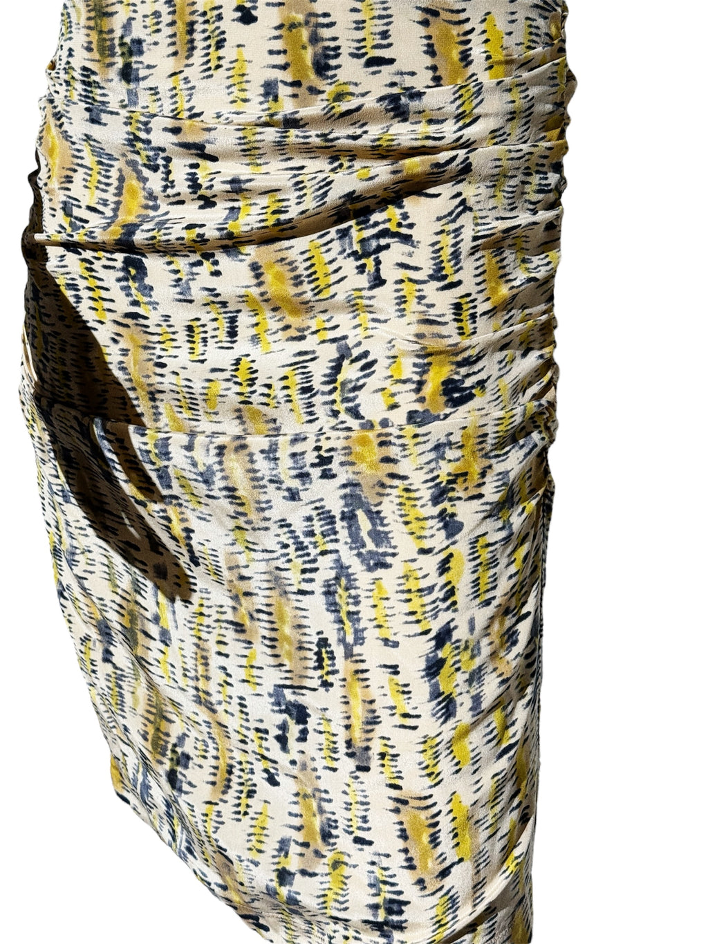 Twenty8twelve Silk Ruched Printed Dress