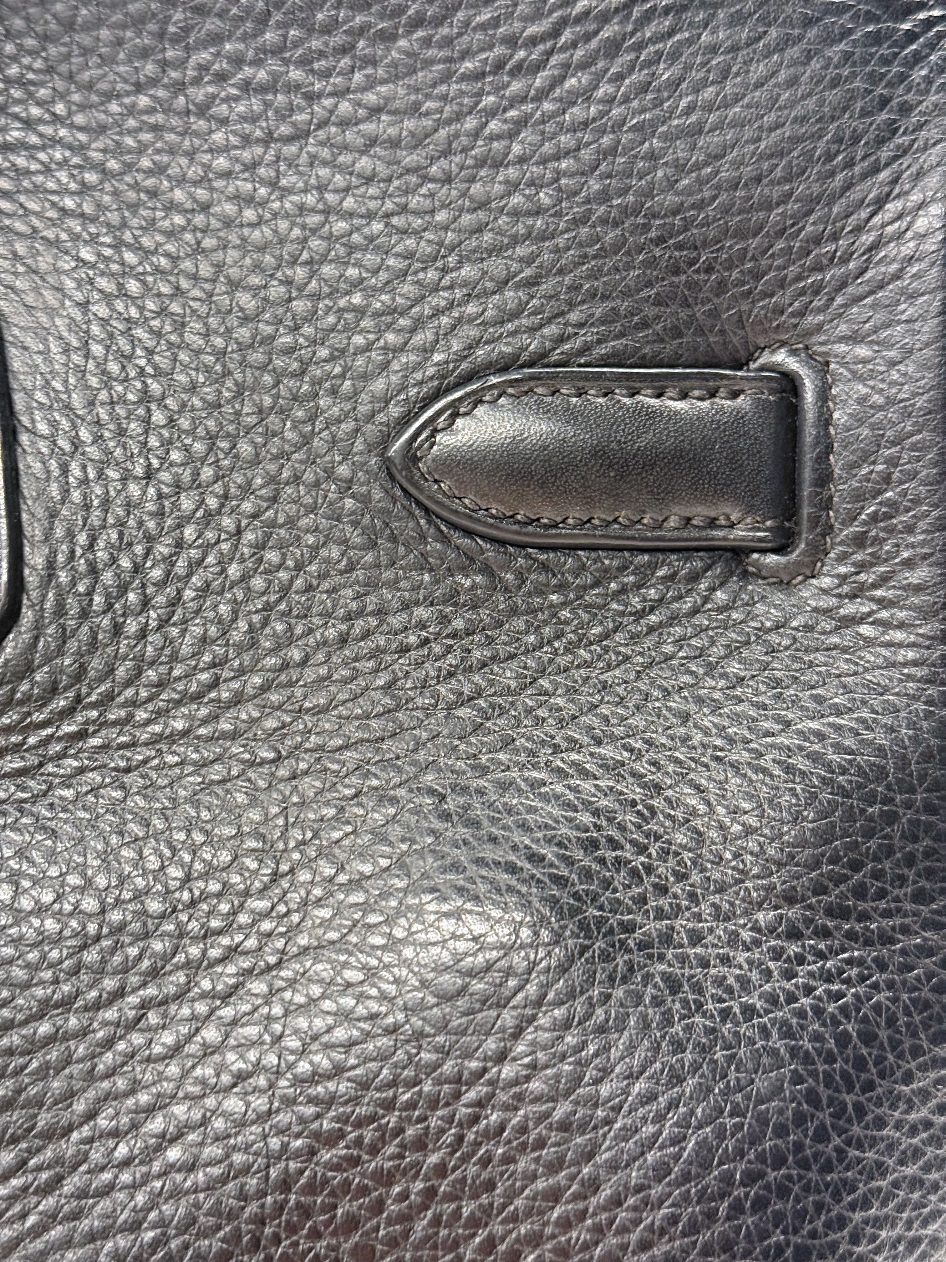 Hermès Birkin 35 Black Togo Leather Bag with Gold Hardware