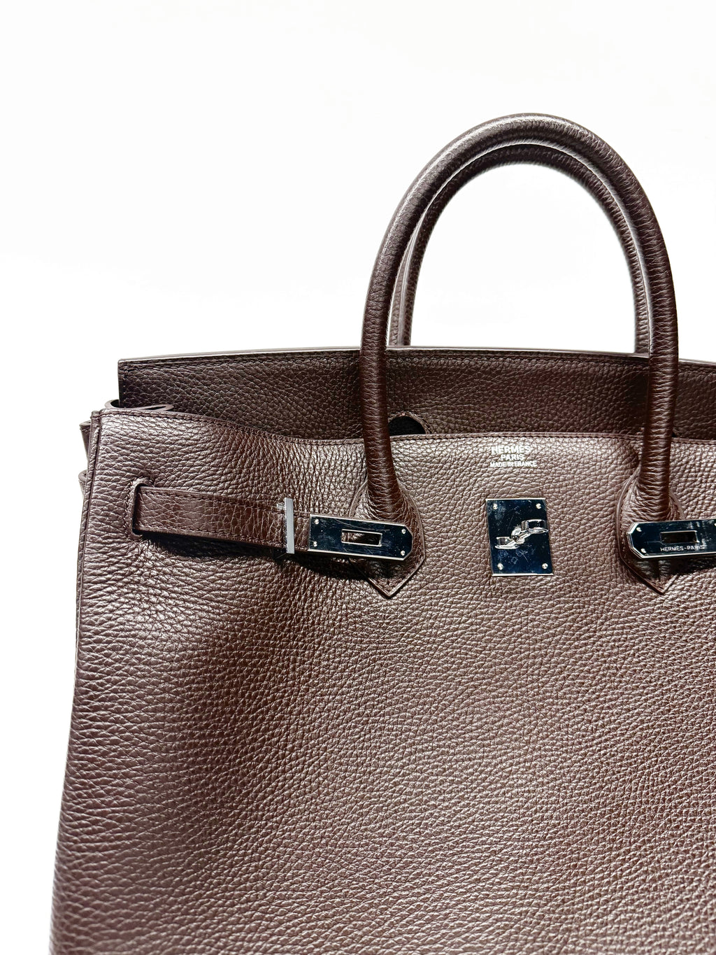 Hermès Birkin 40 Etoupe Togo Leather Palladium Hardware 2011 Investment Piece