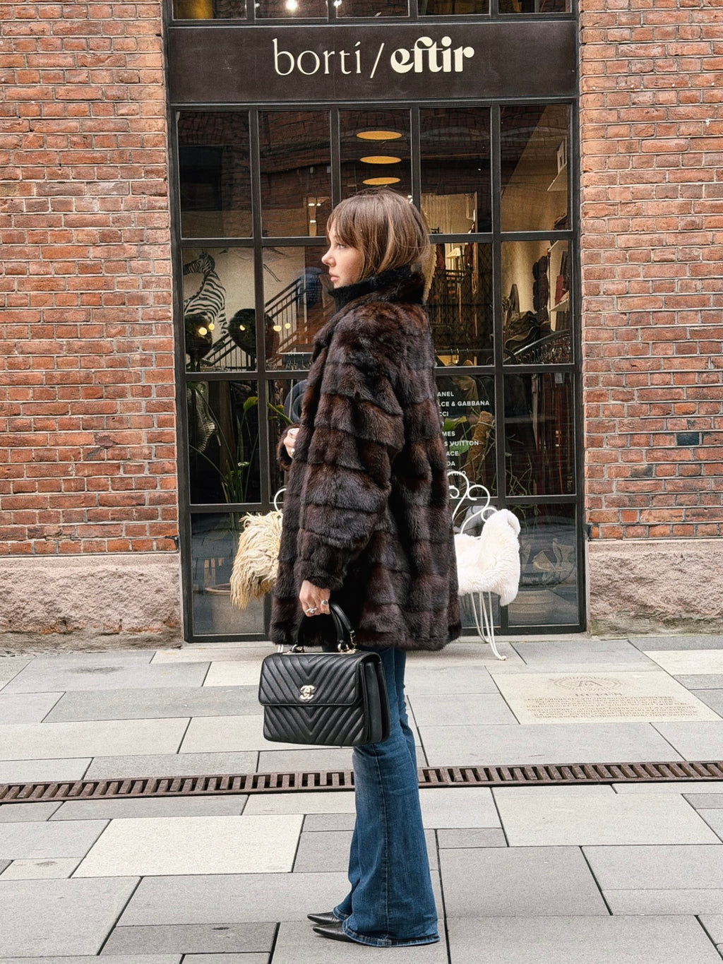 Aksel Ronten Vintage Mink Fur Coat