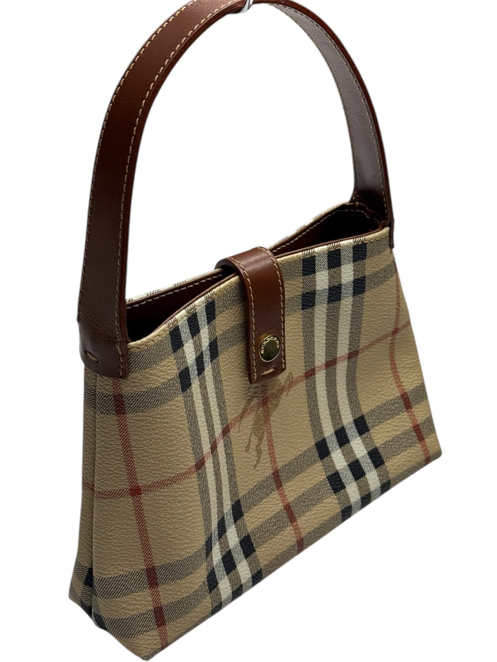 BURBERRY VINTAGE HAYMARKET MINI TOTE (2000–2017)