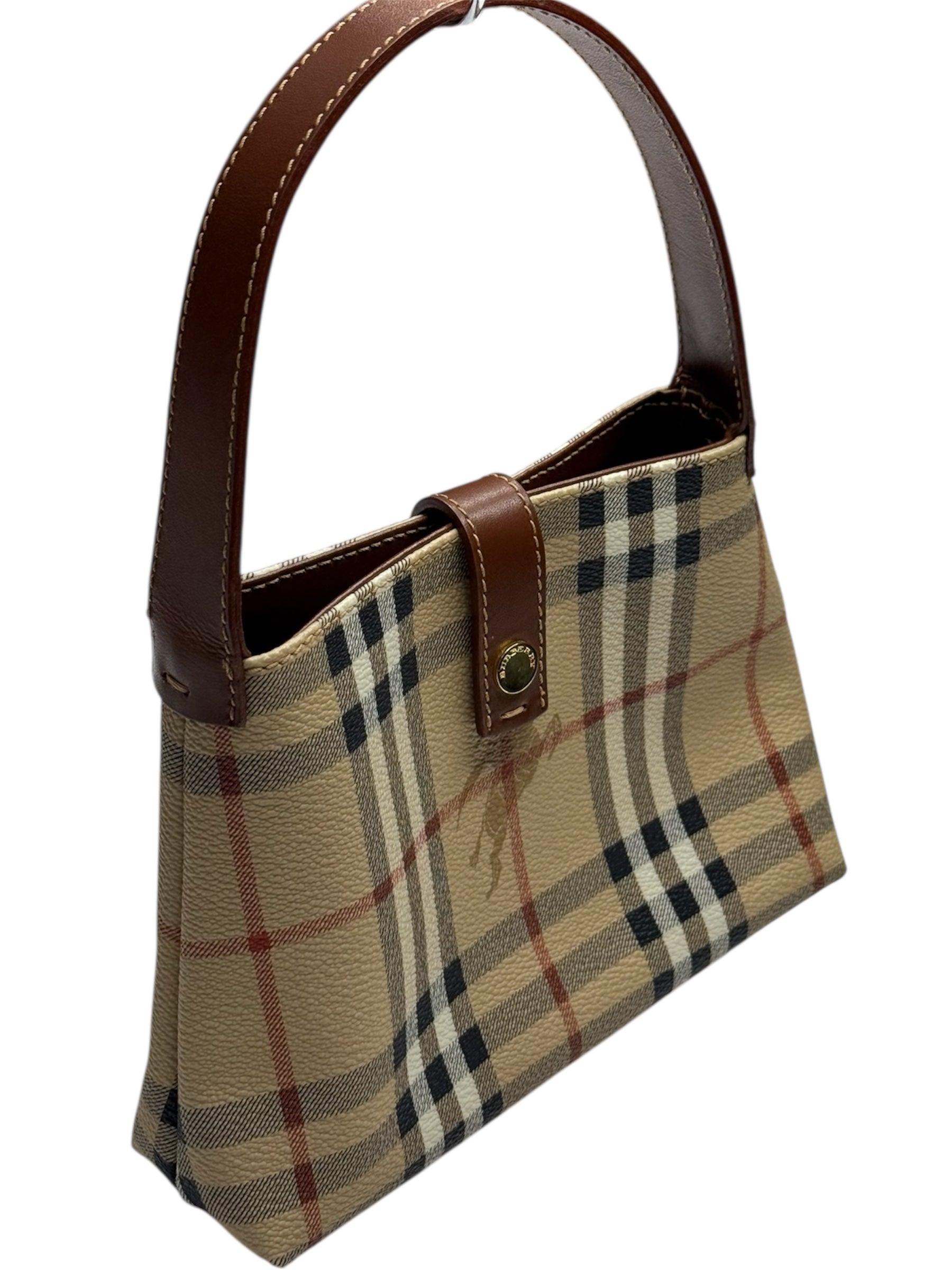 BURBERRY VINTAGE HAYMARKET MINI TOTE (2000–2017)