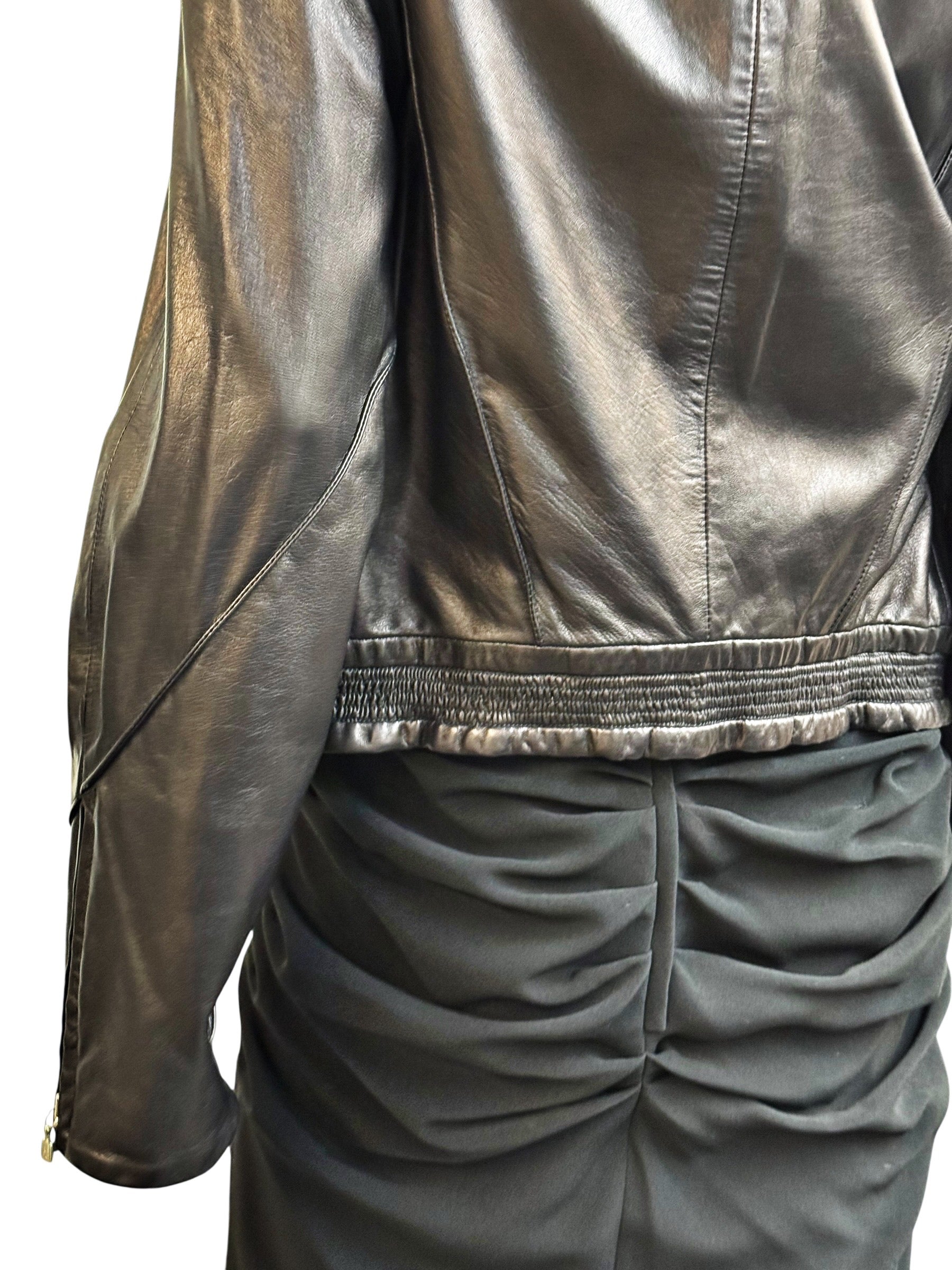 Claude Montana Vintage Leather Jacket - EU 38