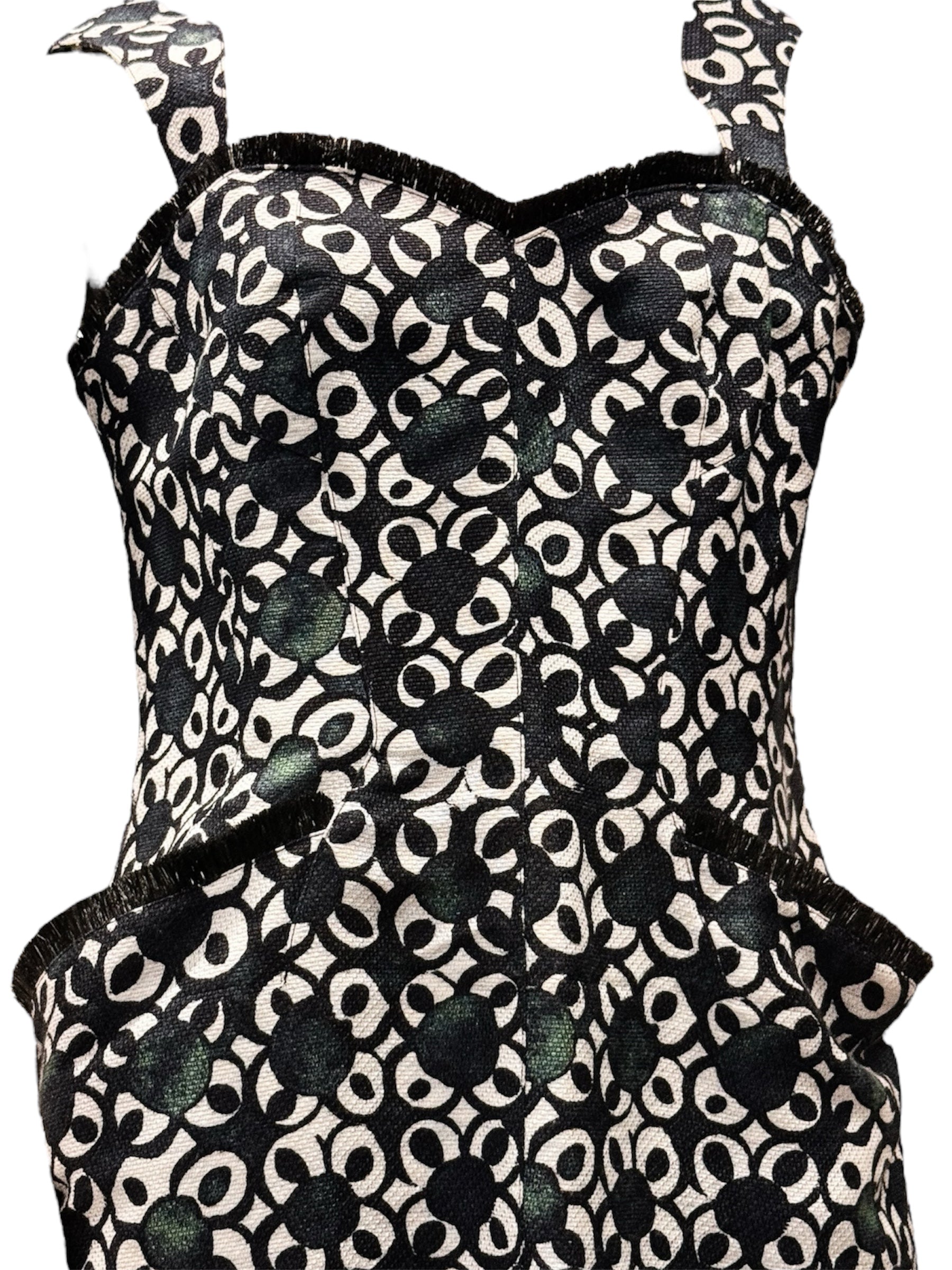 Mugler Patterned Mini Dress