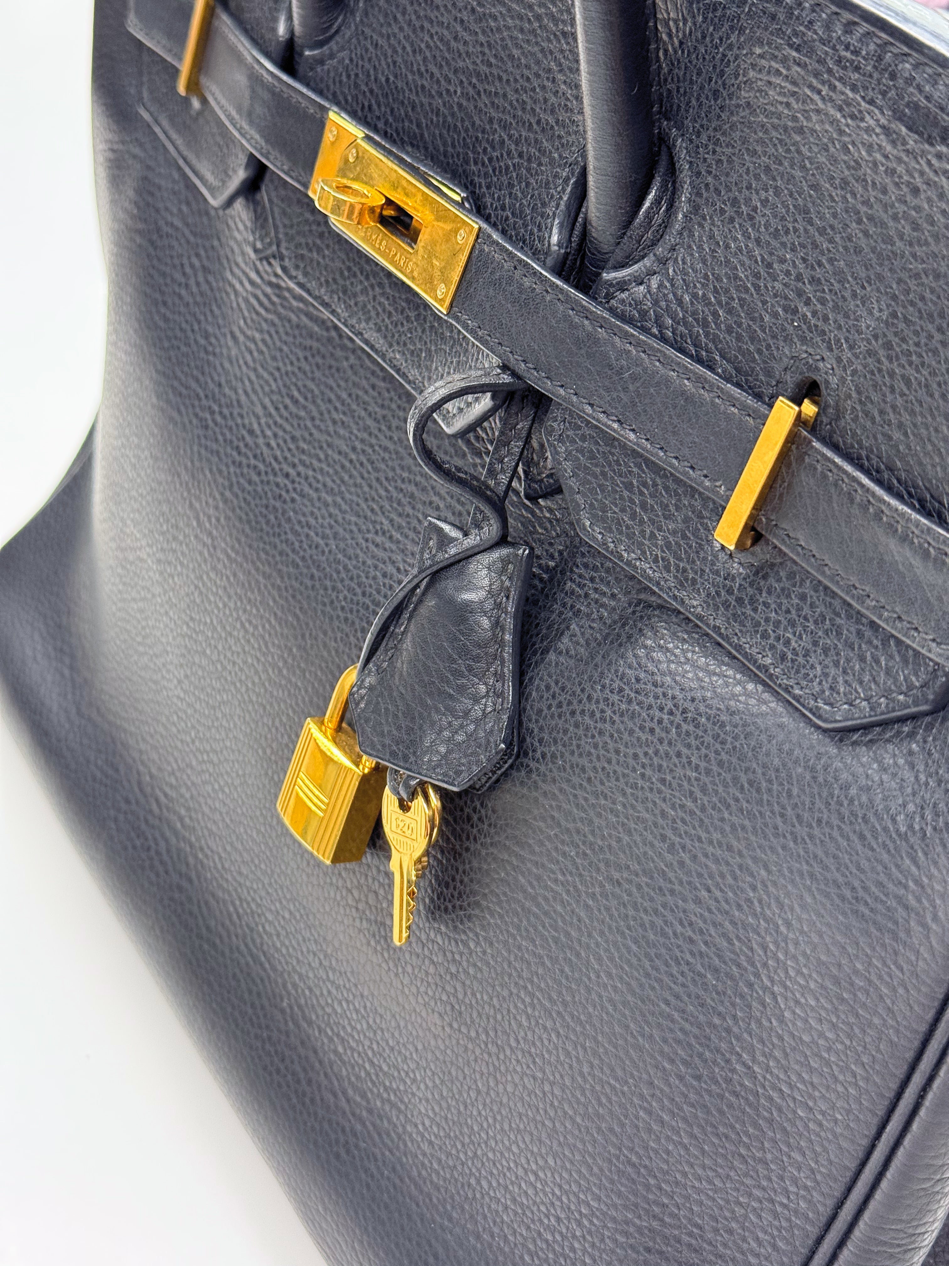 Hermès Birkin 35 Black Togo Leather Bag with Gold Hardware