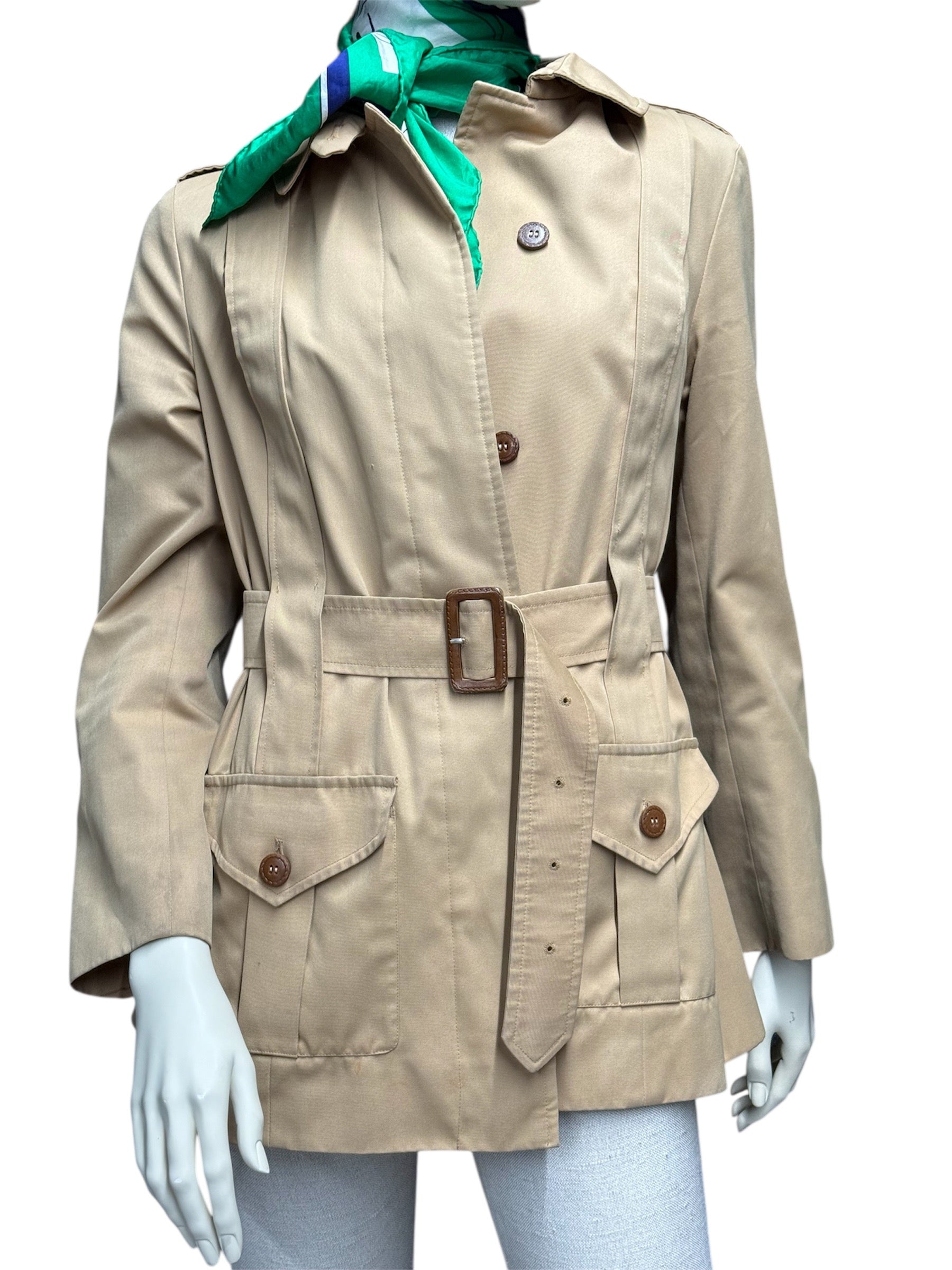 Vintage Burberry’s Trench Coat Made in England