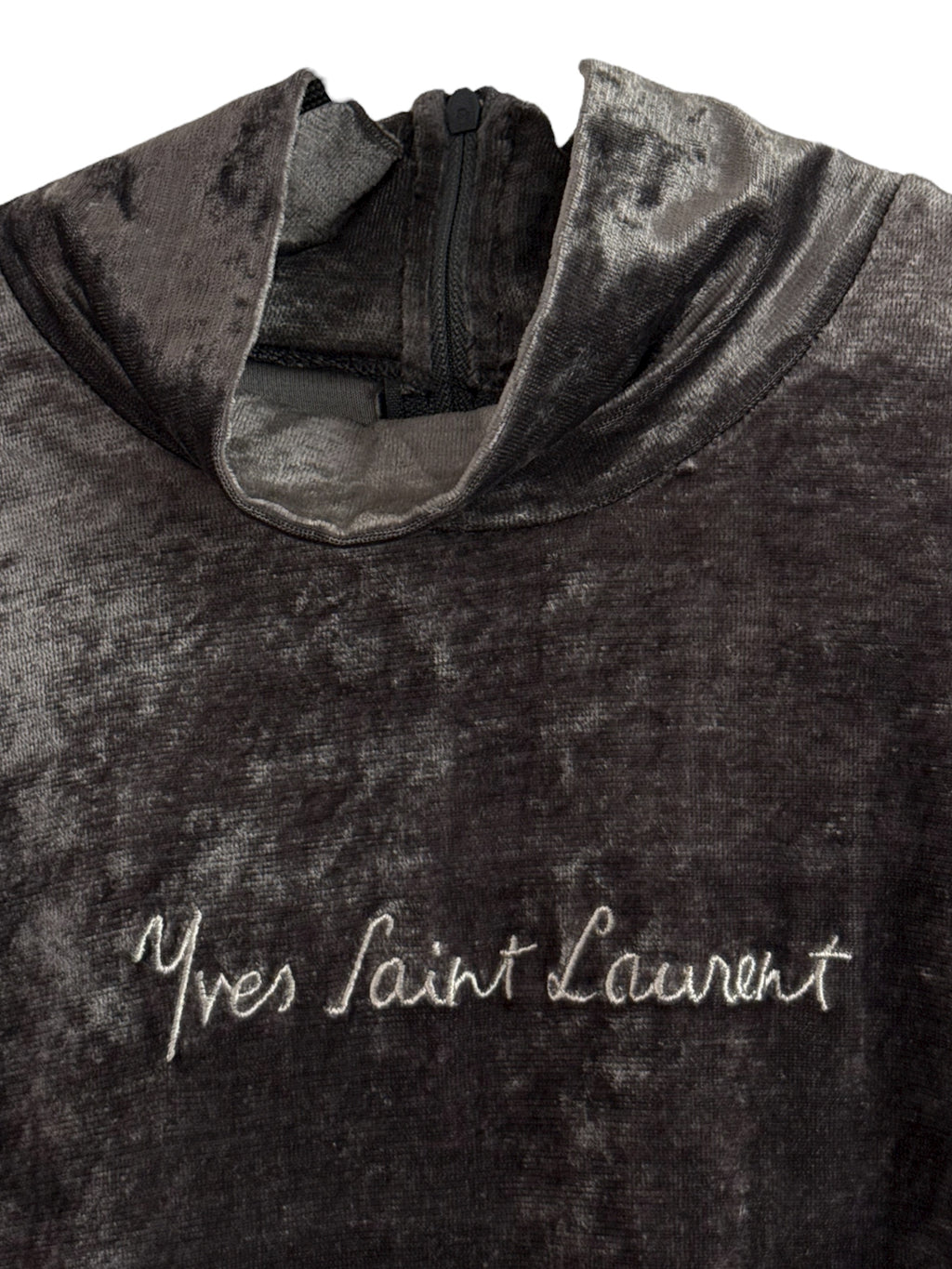 Yves Saint Laurent Variation Velvet Top - S