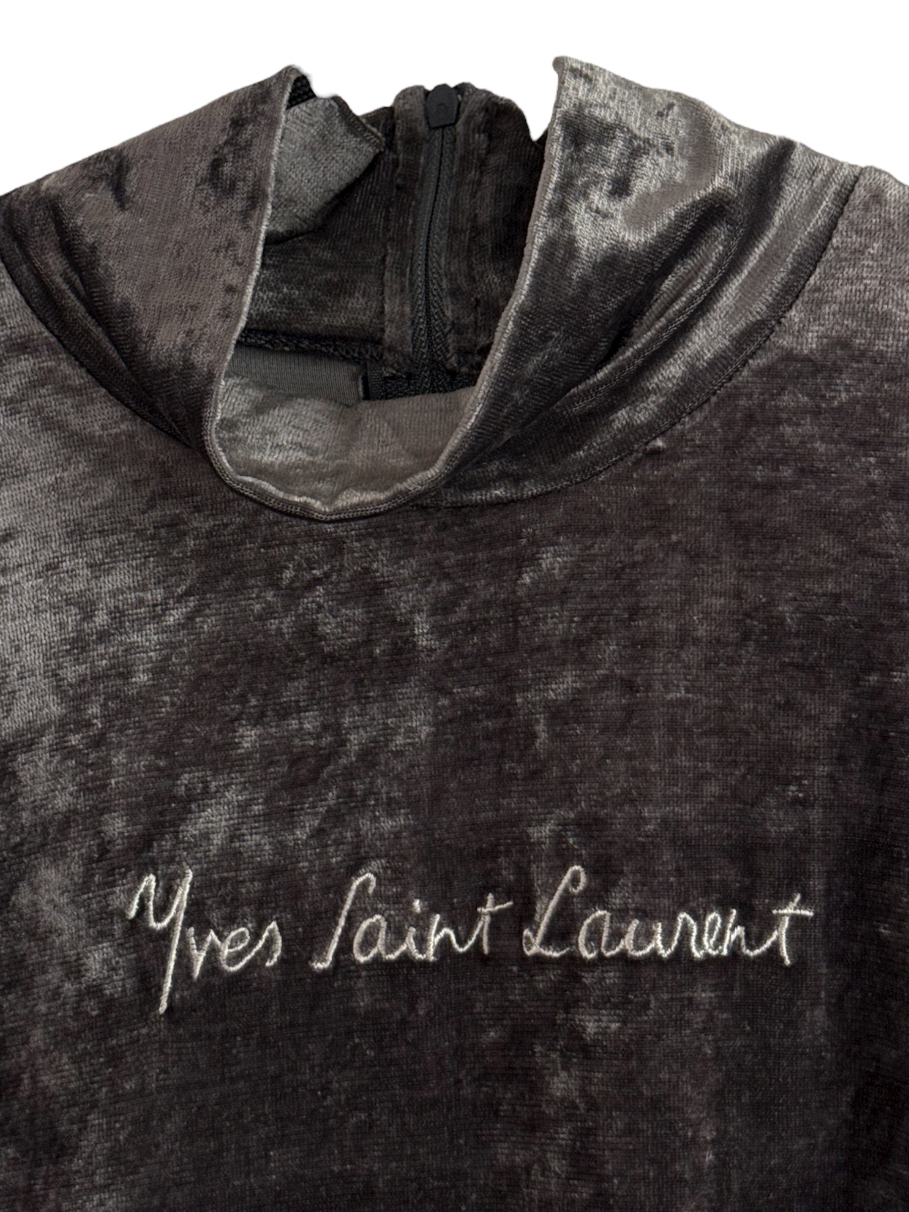 Yves Saint Laurent Variation Velvet Top - S