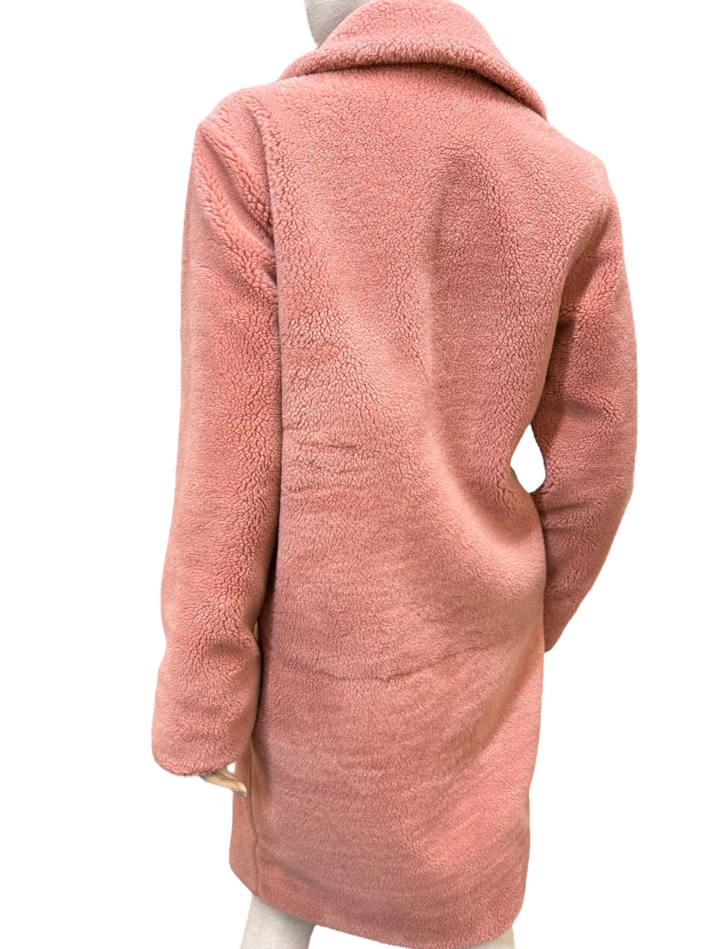 Stine Goya Pink Faux Shearling Coat