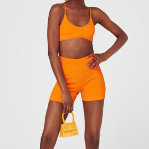 Jacquemus Knit Bralette & Shorts Set