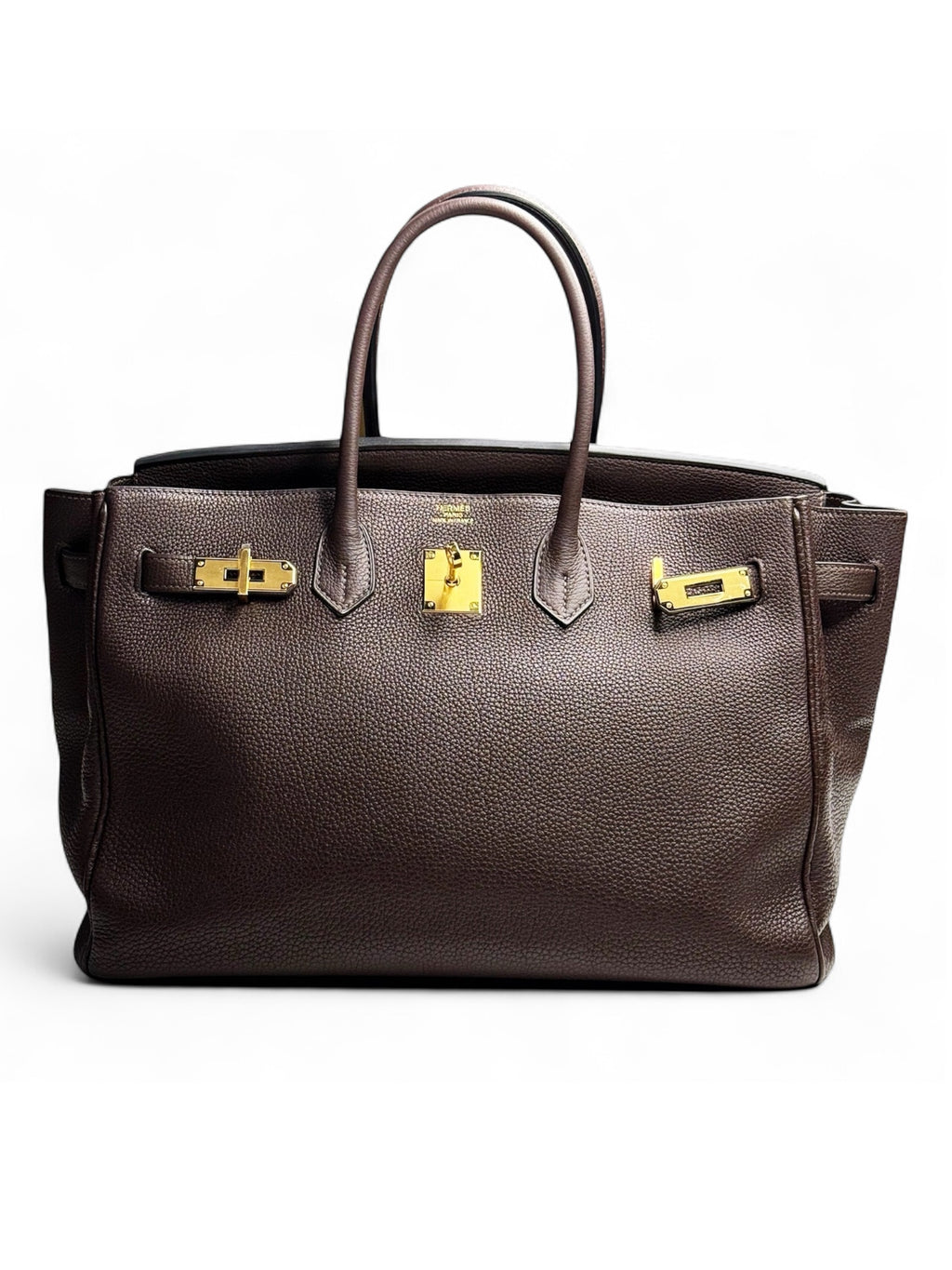 Hermès Birkin 35 Chocolate Brown Togo Leather – 2008 [Stamp L]