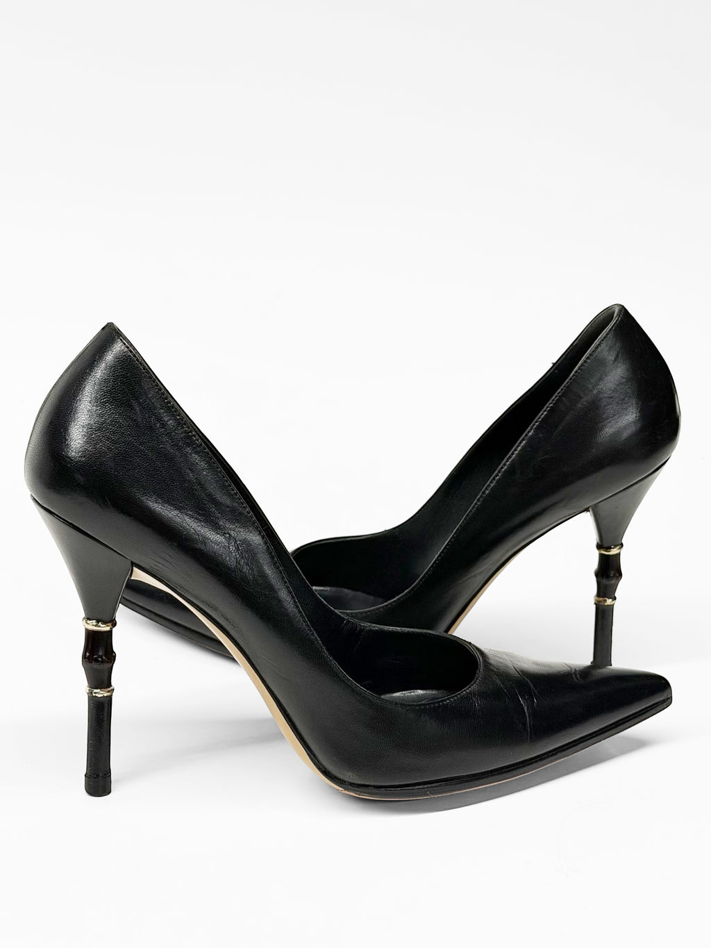 GUCCI BAMBOO HEEL PUMPS — 2000s ARCHIVE
