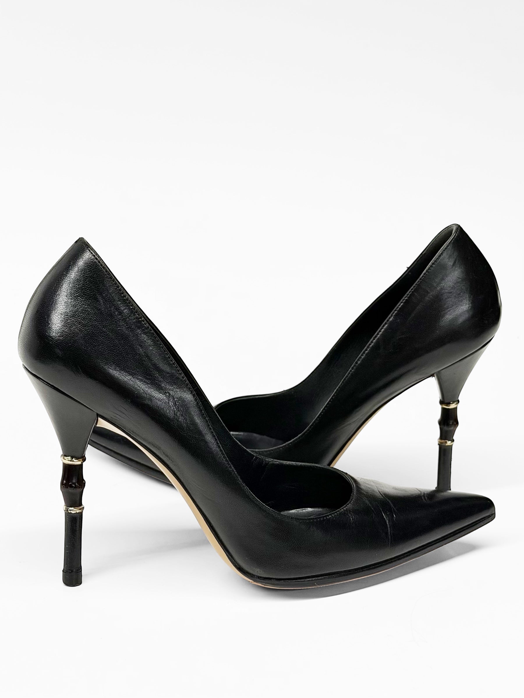 GUCCI BAMBOO HEEL PUMPS — 2000s ARCHIVE