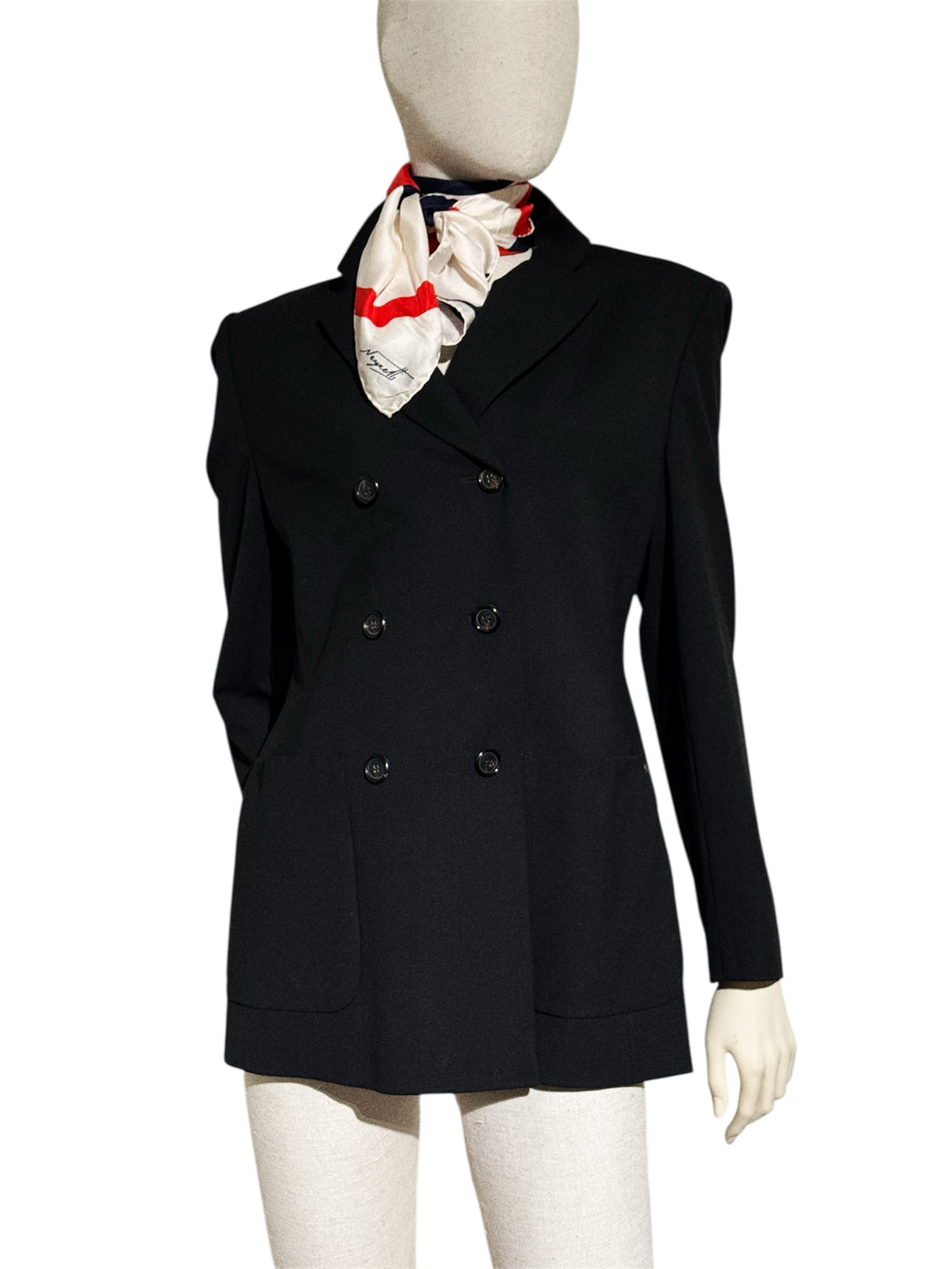 Aigner Double-Breasted Wool Blazer