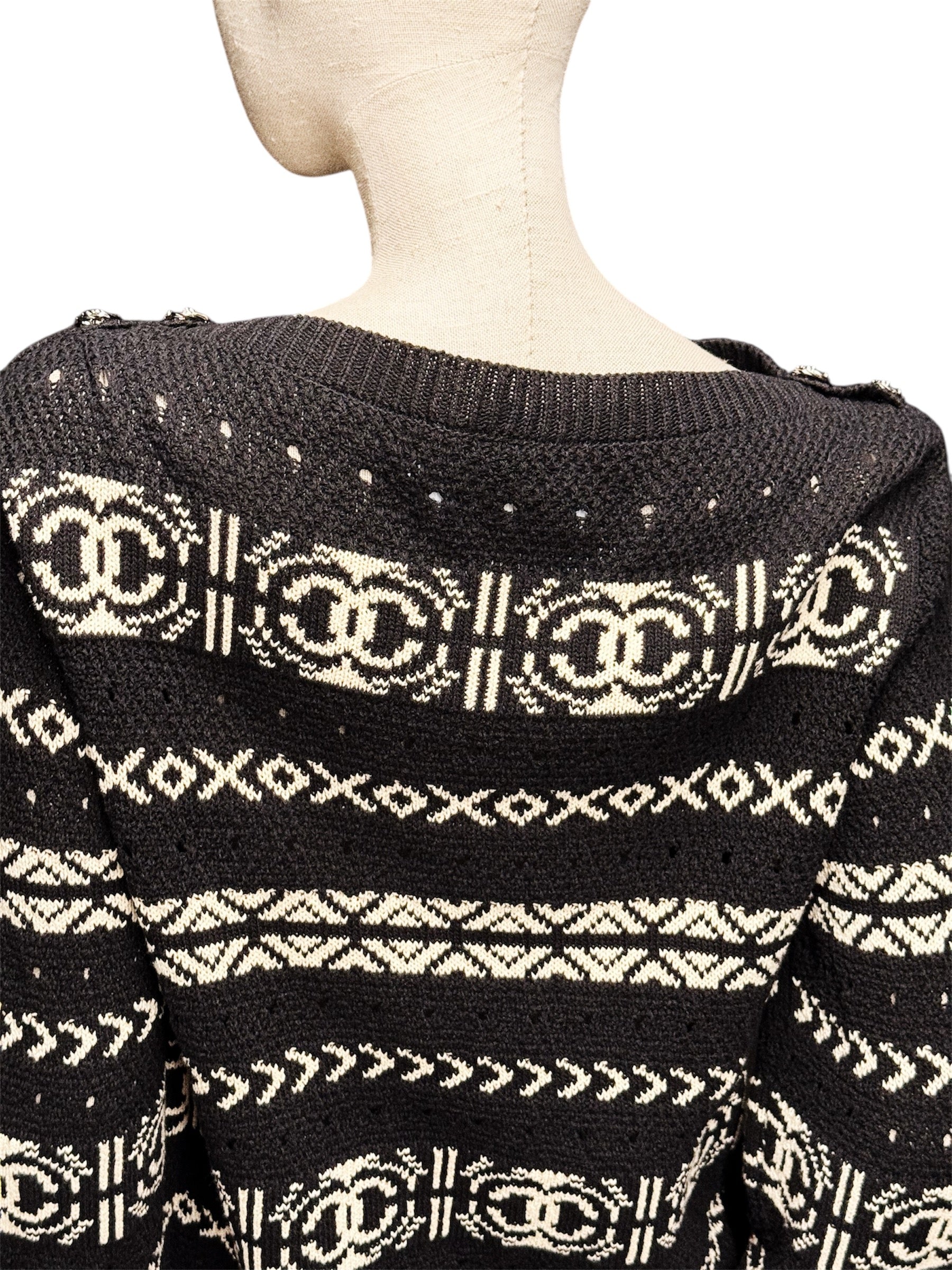 Chanel Logo Knit Sweater – Spring/Summer 2020 Collection