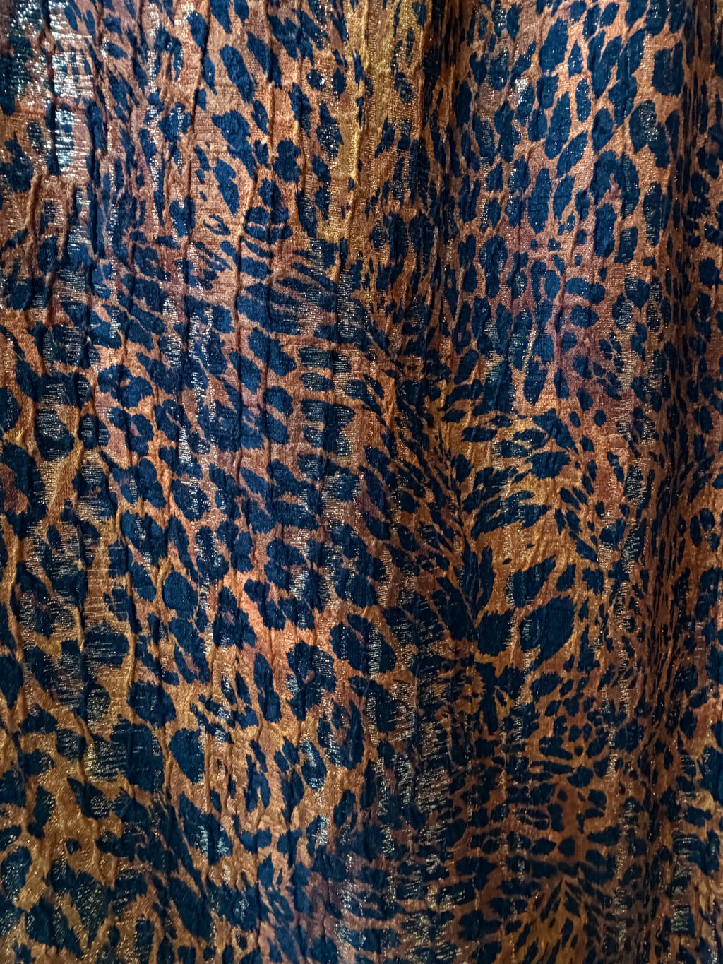 Vintage Escada Shimmering Leopard Blazer & Skirt Set