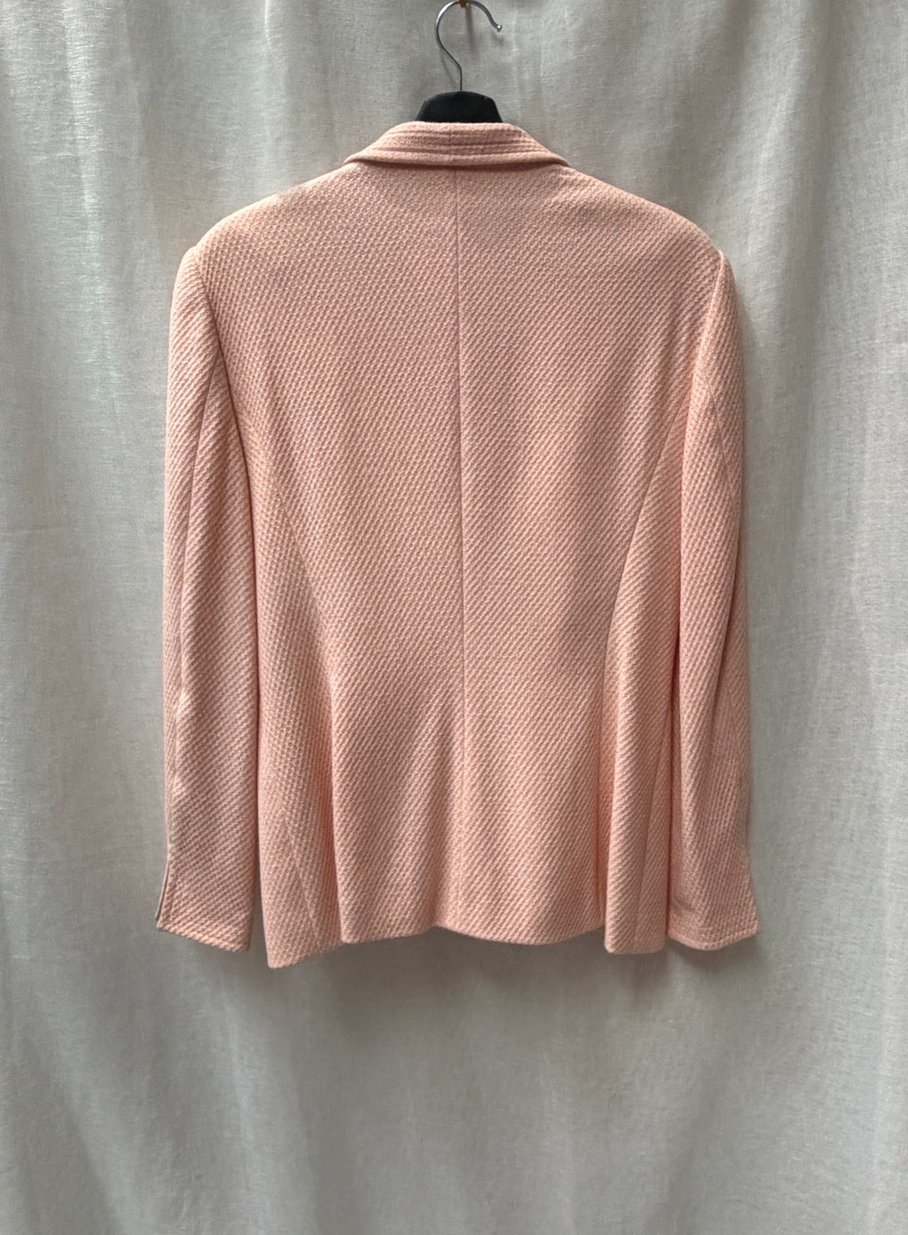 Vintage Escada Textured Pastel Pink Blazer