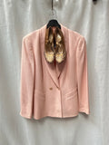 Vintage Escada Textured Pastel Pink Blazer