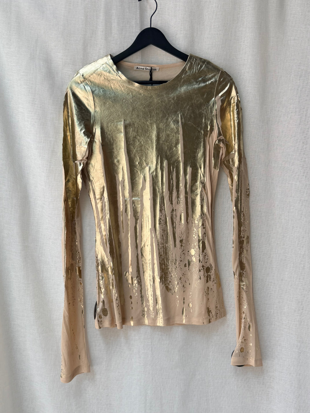 Acne Studios Metallic coated long sleeve