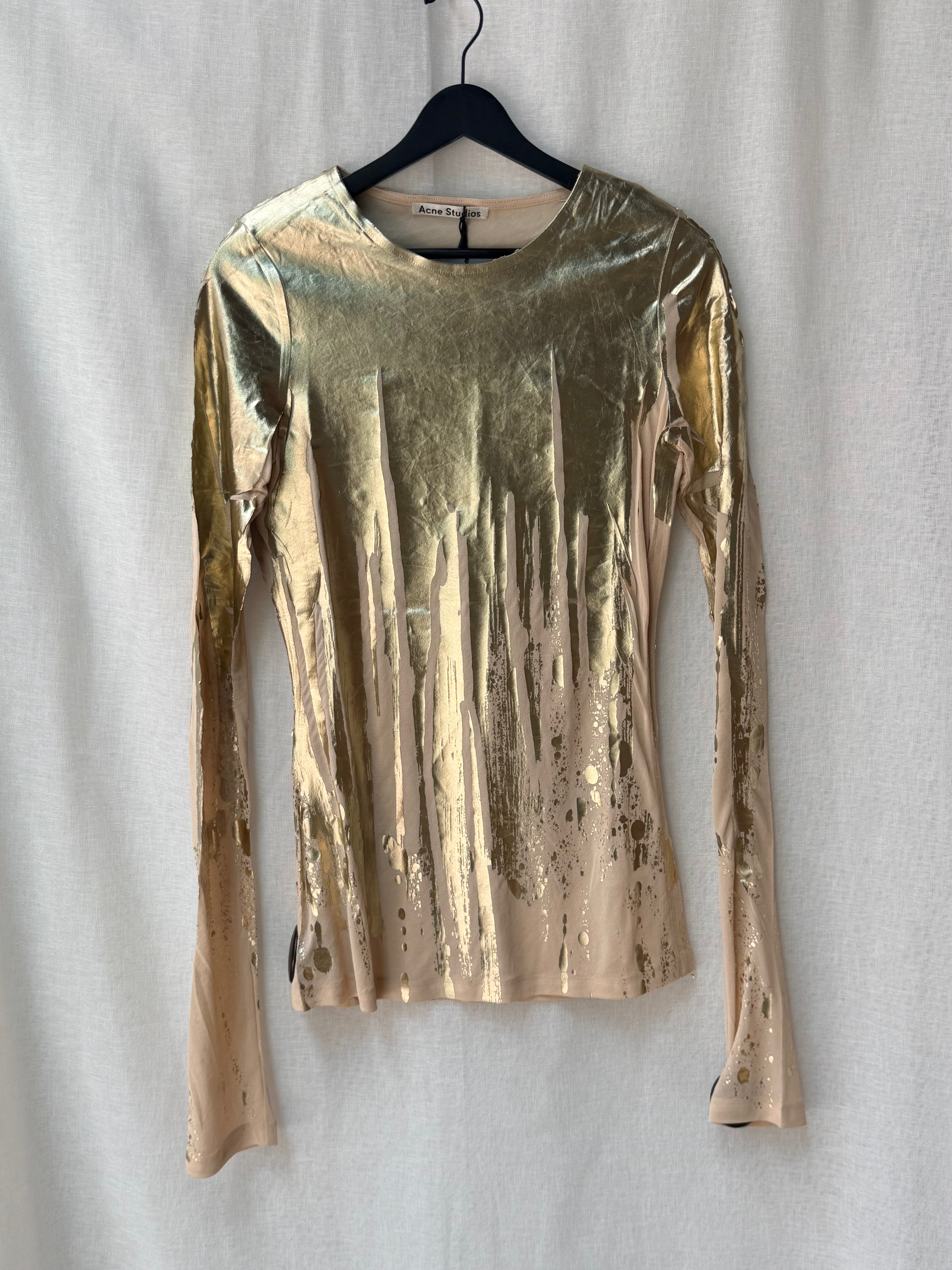 Acne Studios Metallic coated long sleeve