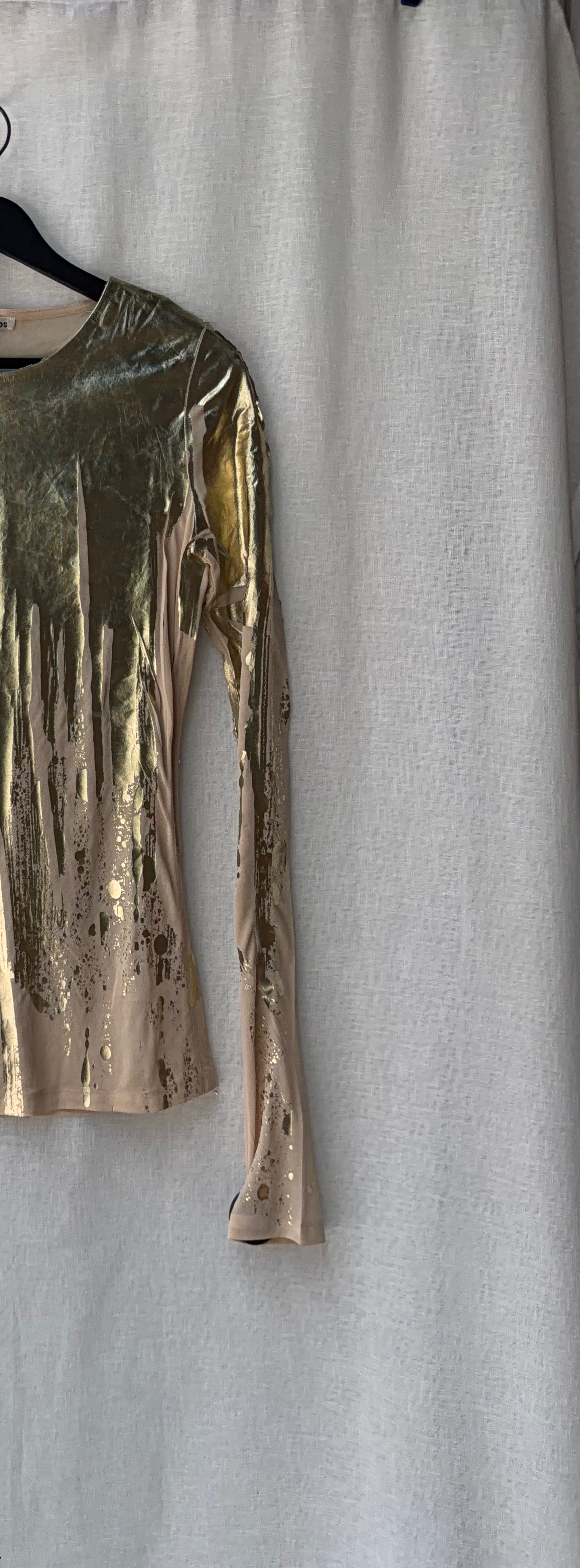 Acne Studios Metallic coated long sleeve