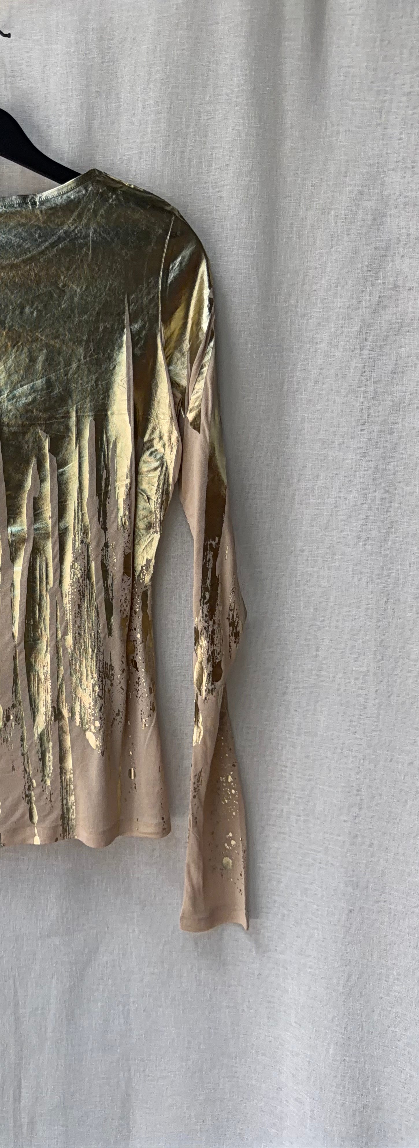 Acne Studios Metallic coated long sleeve