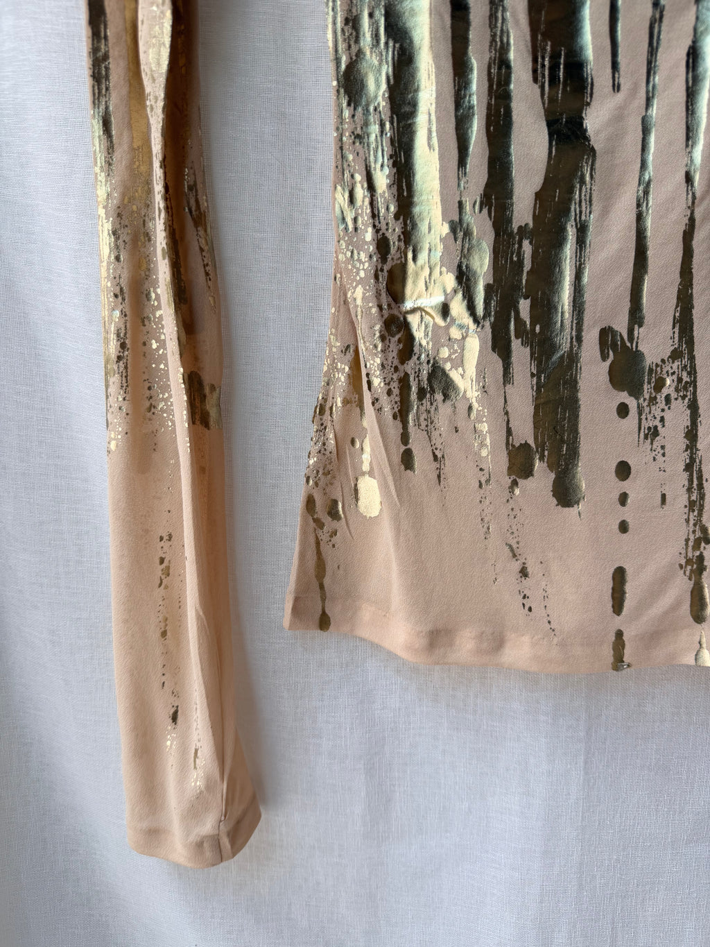 Acne Studios Metallic coated long sleeve