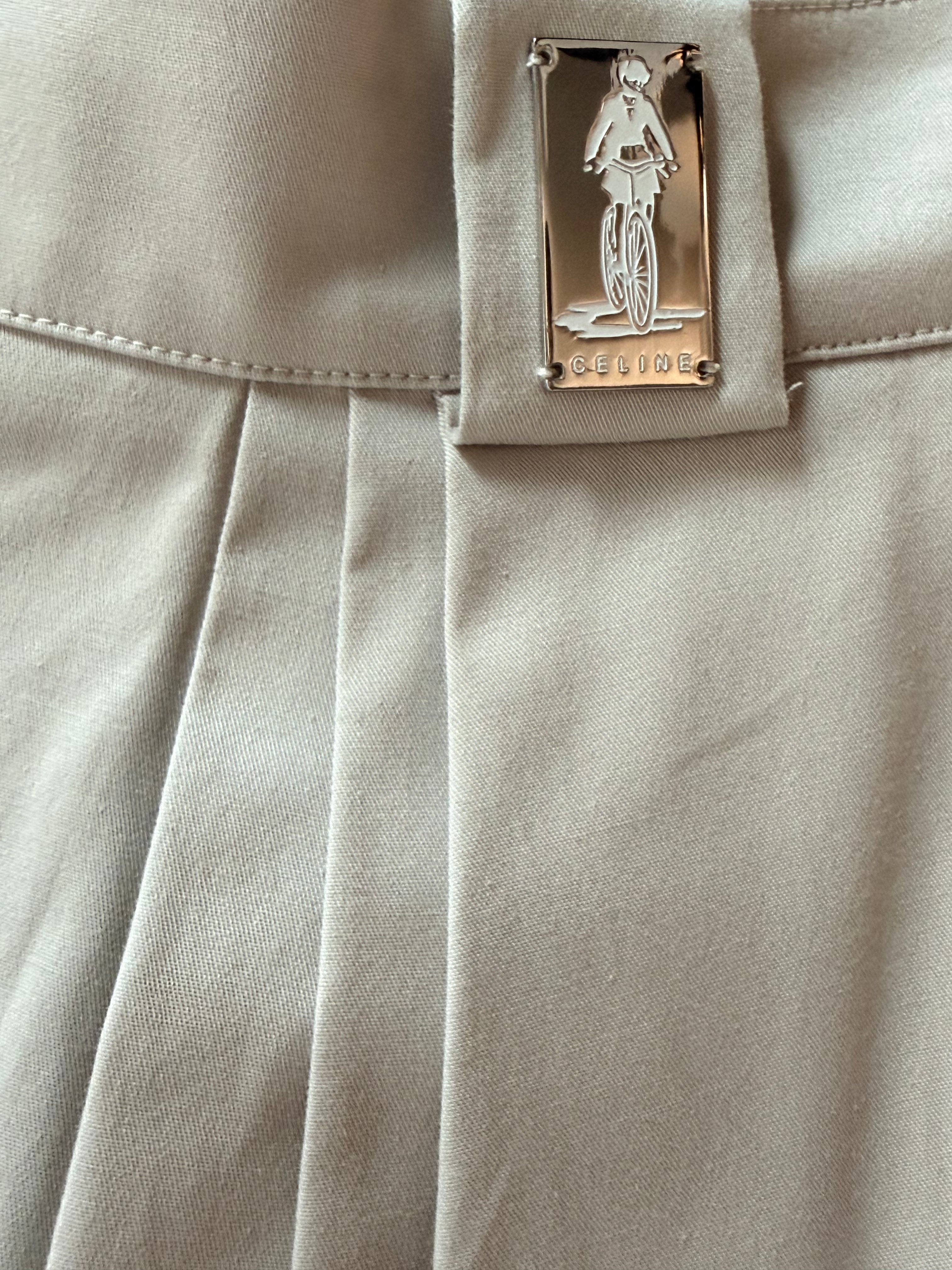 Celine Cotton Shorts 38