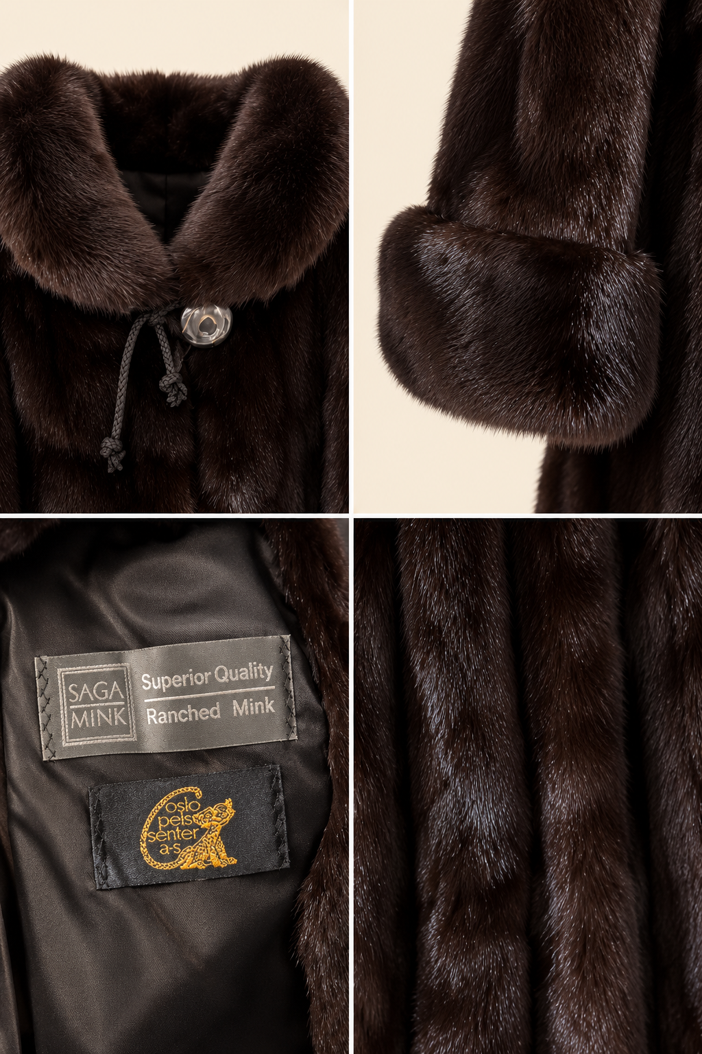 Saga Mink Coats & Jackets M