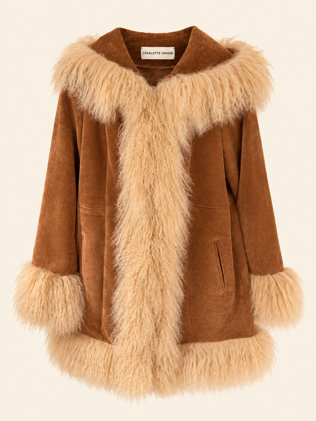 Charlotte Simone Wrap Coats M