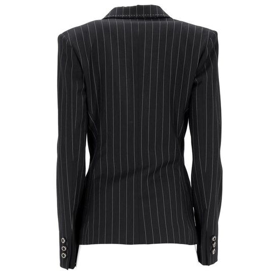 D&G Dolce & Gabbana Black Pinstripe Suit