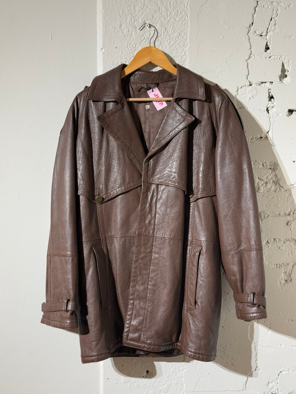 Vintage leather coat