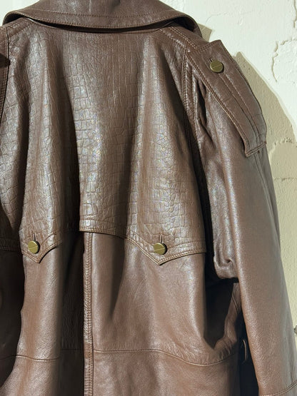 Vintage leather coat