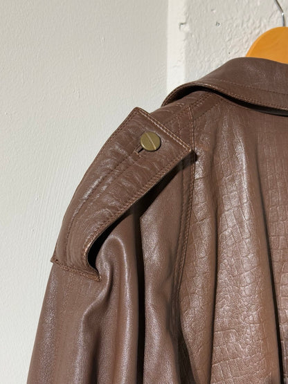 Vintage leather coat