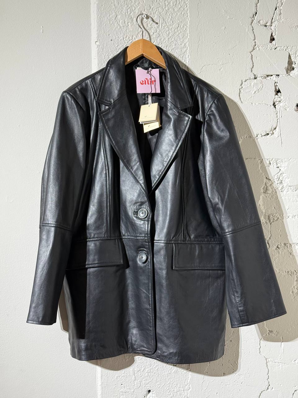 Leather blazer by Julie Fagerholt