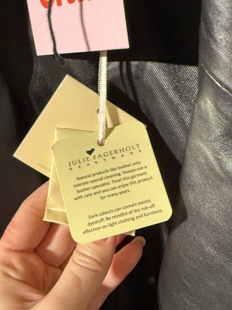 Leather blazer by Julie Fagerholt