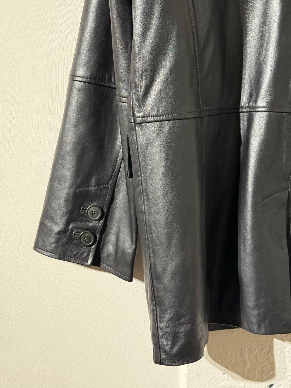 Leather blazer by Julie Fagerholt