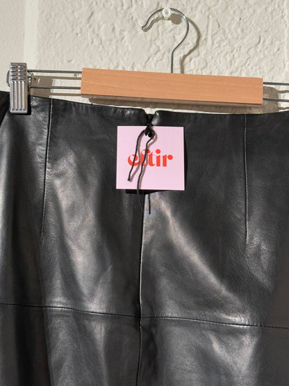 HUGO BOSS Black Leather Skirt