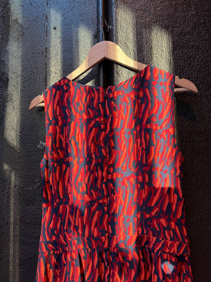 HUGO Silk Print Dress