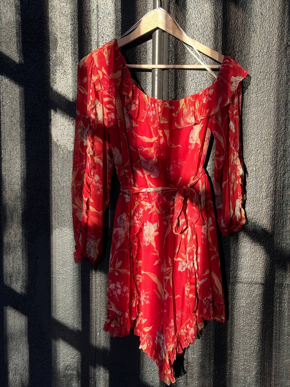 ZIMMERMANN Red Floral Romper